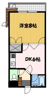 マイルーム梁川（304） 間取り図画像