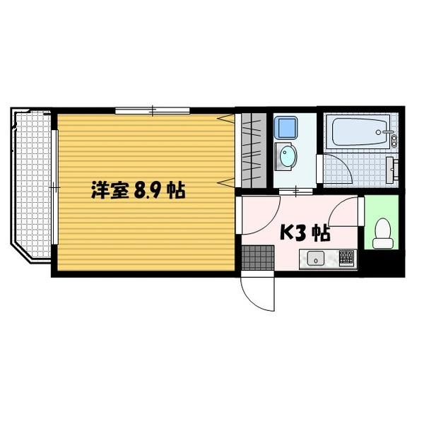 グリーンコート樺島（102） 間取り図画像