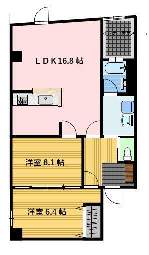 第11森谷ビル（601） 間取り図画像