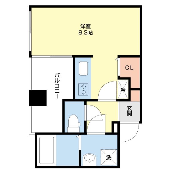 Apartment Grus Okamachi（710） 間取り図画像