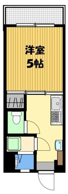 海ビル（201） 間取り図画像