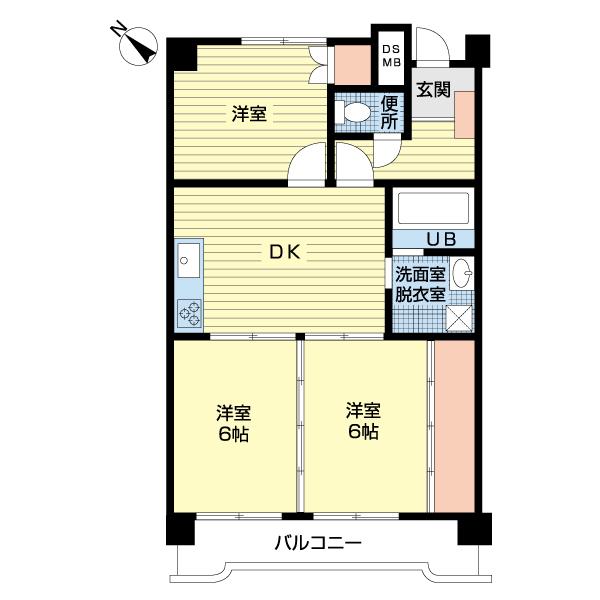 泉屋第２ビル（505） 間取り図画像