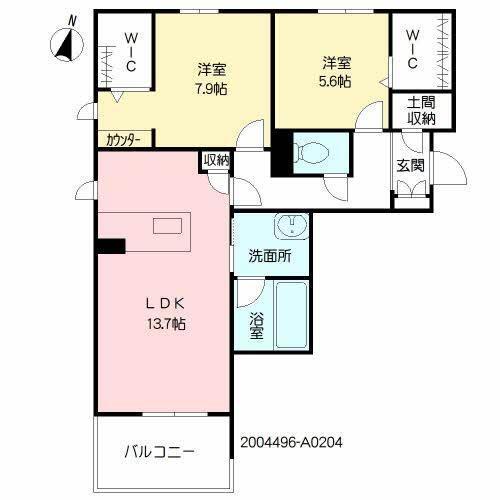  間取り図写真