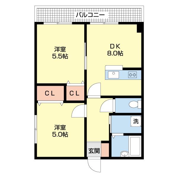 大野ビル（202） 間取り図画像