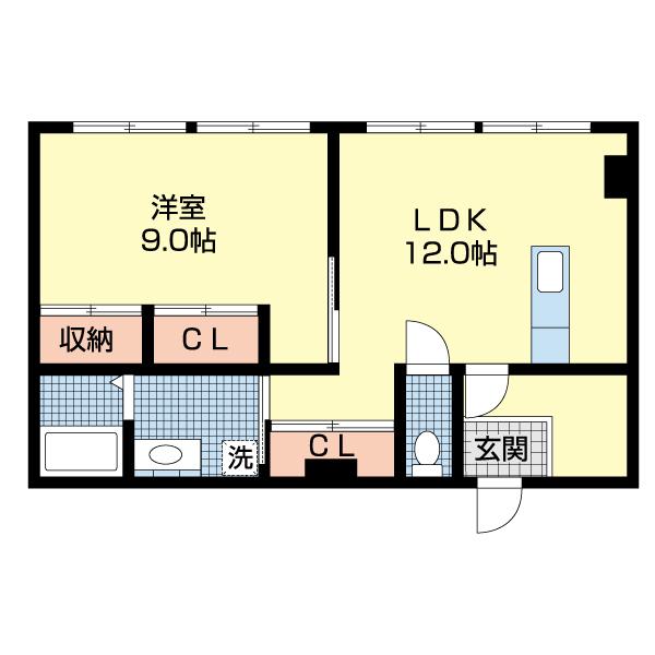 Maison IMAMICHI（101） 間取り図画像