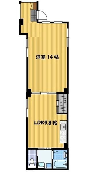 第二吉本ビル（301） 間取り図画像