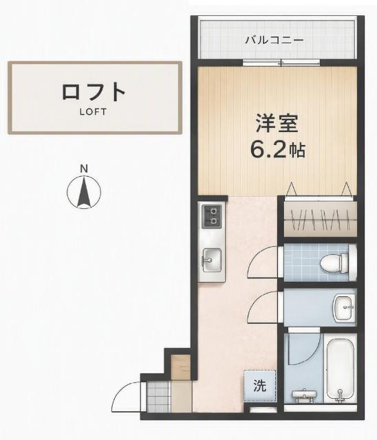 オーパスONE（302） 間取り図画像