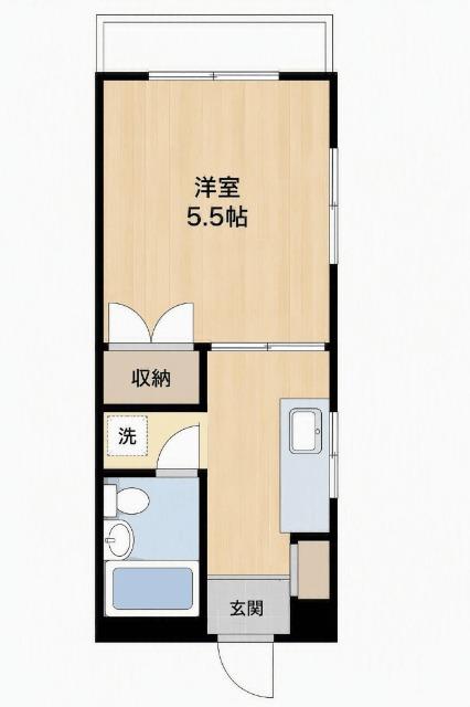ハイツキク（302） 間取り図画像