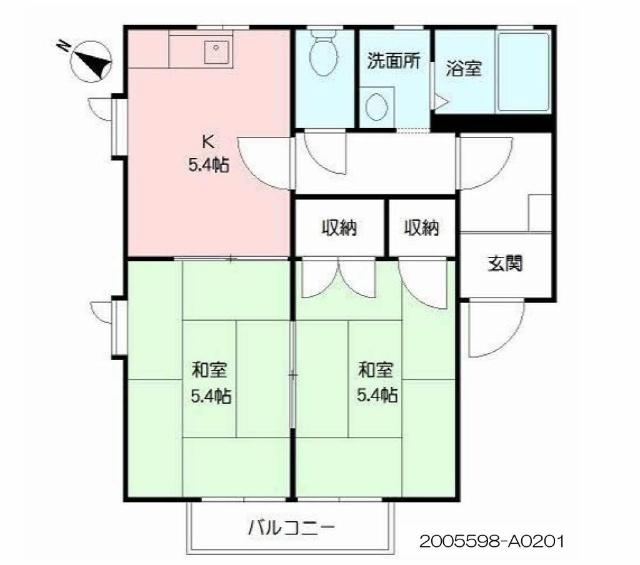 Ｉｔ’ｓ　ＦＡＣＥ（201） 間取り図画像