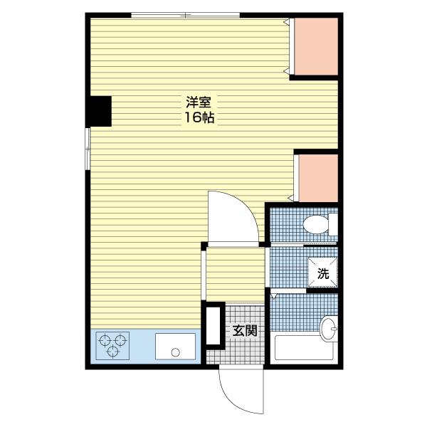 吉村マンション（601） 間取り図画像