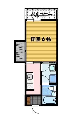 コーポＫ（105） 間取り図画像