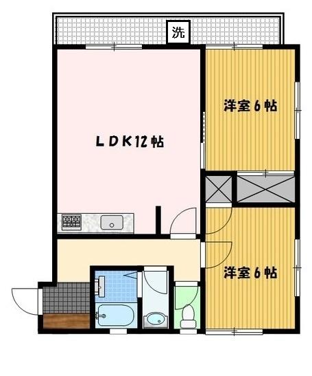 ＡＴ’Ｓマンション西町（602） 間取り図画像