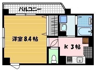 グリーンコート樺島（501） 間取り図画像