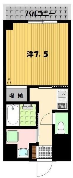 ミヤシタビル（403） 間取り図画像