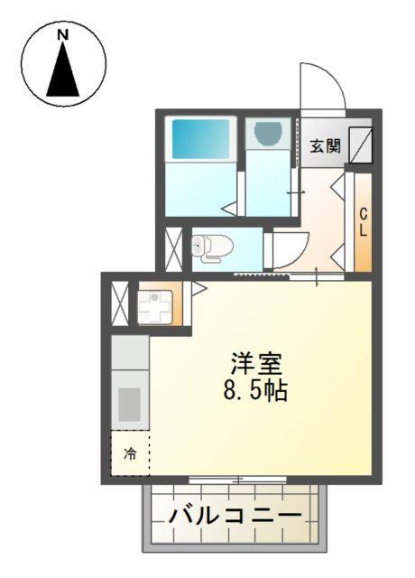 コーポMONNOKｉ 間取り図画像