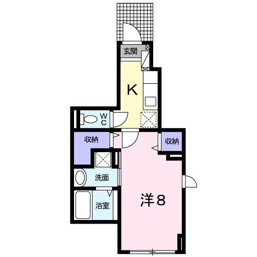 メゾン・ド・カラン（101） 間取り図画像