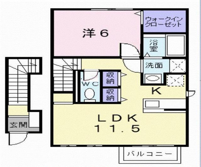 アメニティ　コーポラス（202） 間取り図画像
