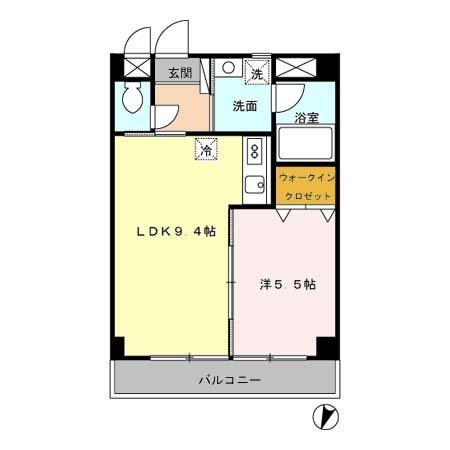 プラスパー築町（601） 間取り図画像