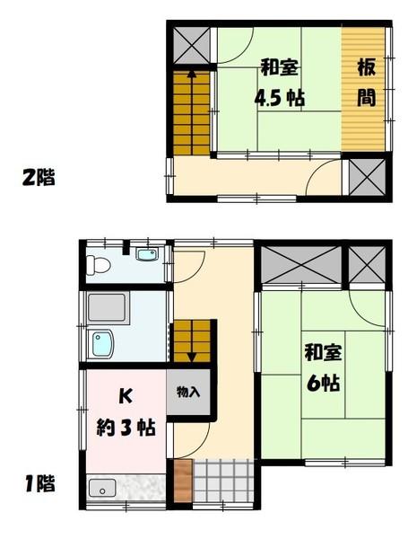 桜馬場1丁目戸建 間取り図画像