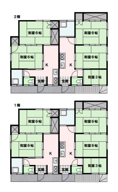 さゆり荘 間取り図画像