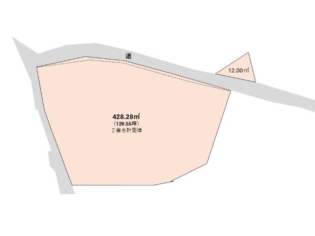 時津町久留里郷上物付き土地 区画図
