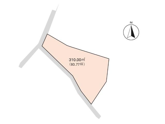 樫山町売地 区画図