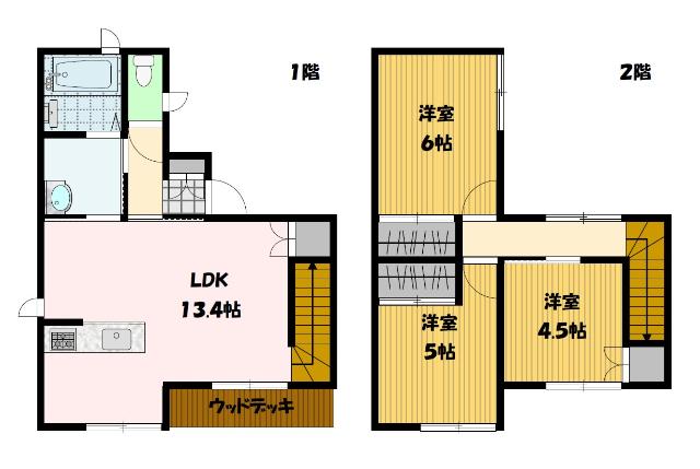 多良見町シーサイドB棟 間取り図画像