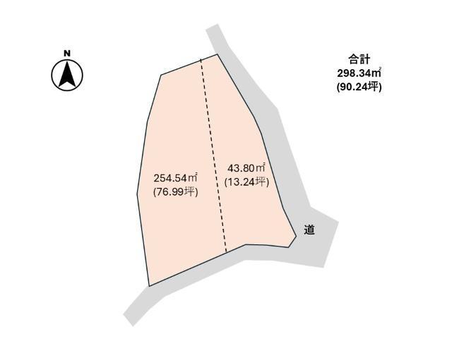 戸町3丁目土地 区画図