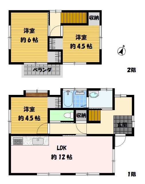 リフォーム後の間取り図です