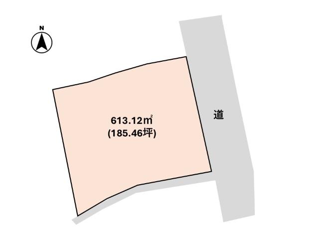 雲仙市小浜町北野アパート用地 区画図