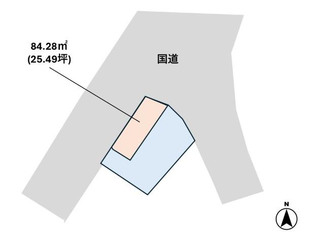 雲仙市小浜町北本町駐車場用地 区画図