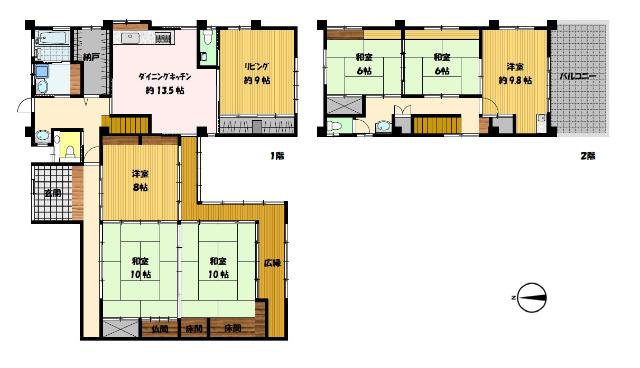 諫早市天満町戸建 間取り図画像