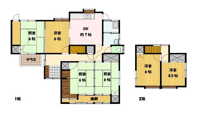 大村市竹松本町戸建 間取り図画像