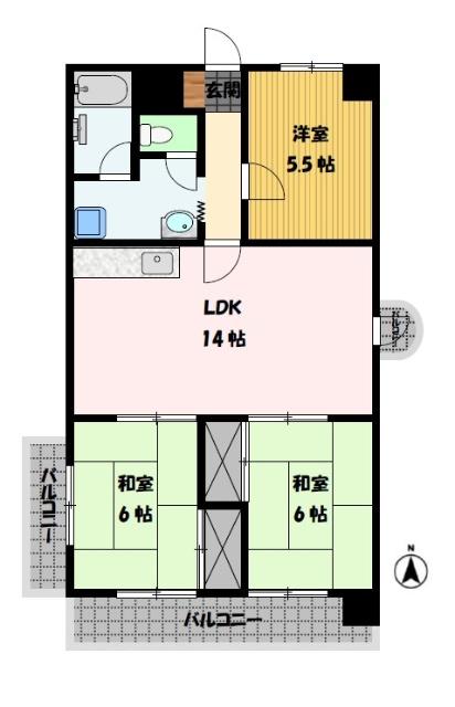 ボンヌール葉山 間取り図画像