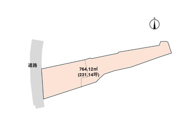 諫早市金谷町土地 区画図