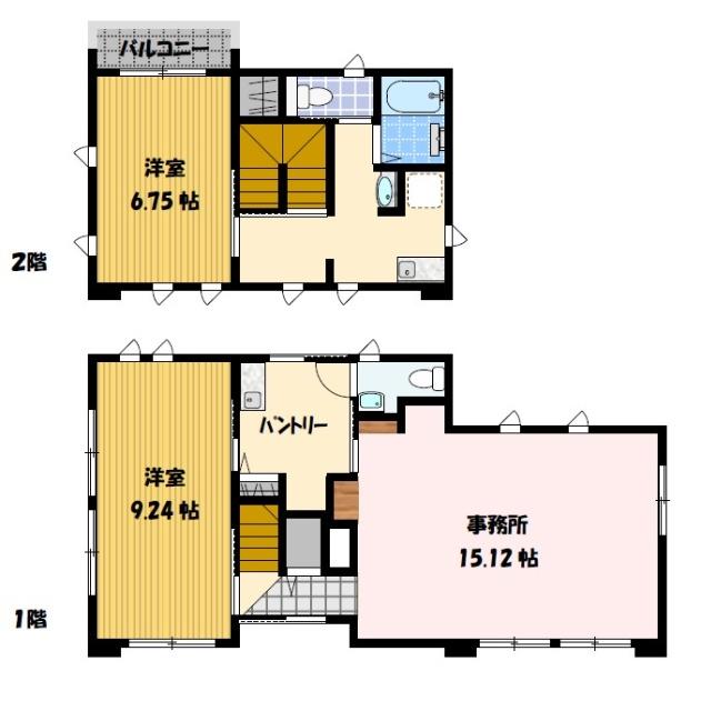 三川町戸建 間取り図画像