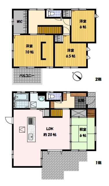 高城台2丁目戸建 間取り図画像