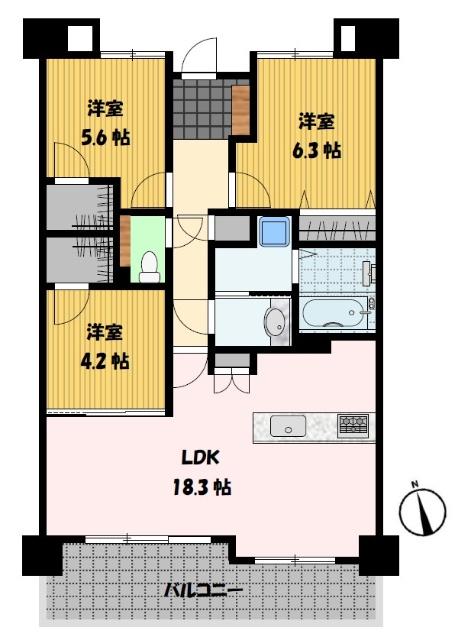 アドバンス21泉街コリンズ 間取り図画像