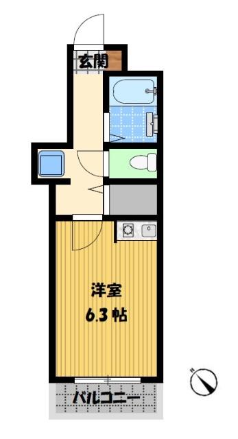 ライオンズマンション諏訪神社前 間取り図画像