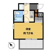 トーカンマンション麹屋町 間取り図画像