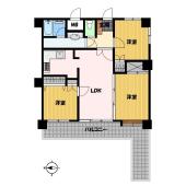 フォーレ片淵（403） 間取り図画像