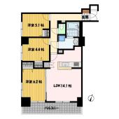 クレアール住吉 間取り図画像