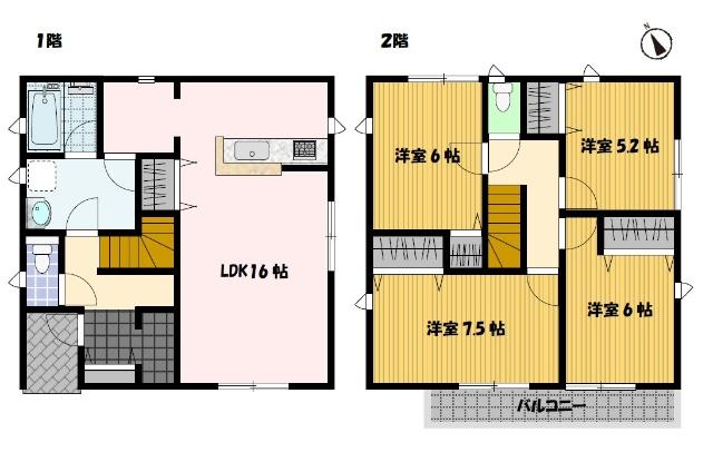 油木町第２　２号棟 間取り図画像