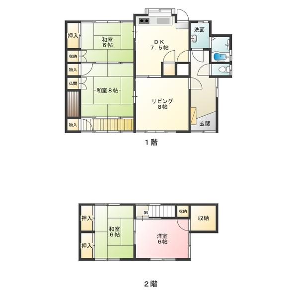 鵜沼羽場町6丁目16番１ 間取り図画像