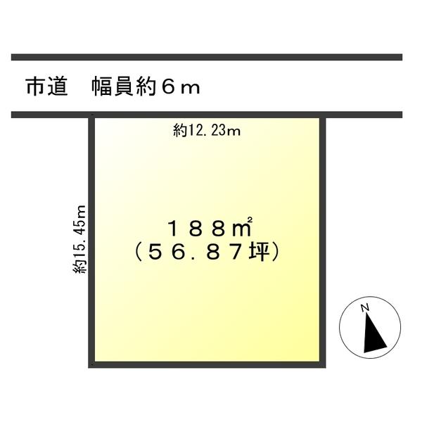 関市千疋北１丁目土地 区画図