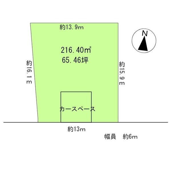 新鵜沼台2丁目　土地 区画図