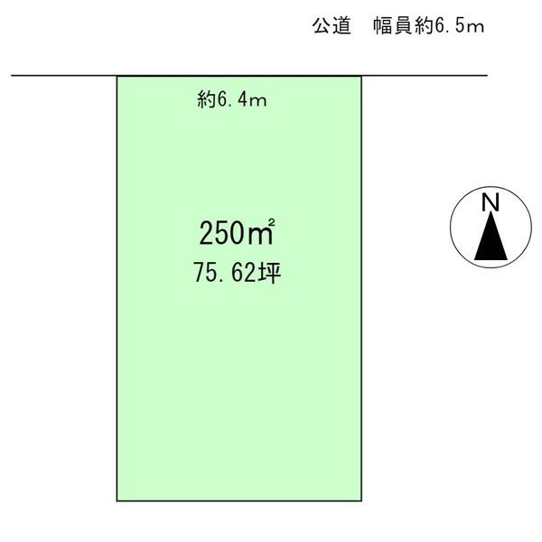 桐野町1丁目　土地 区画図