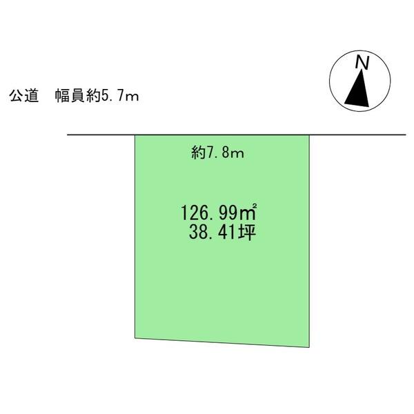 蘇原旭町　土地 区画図