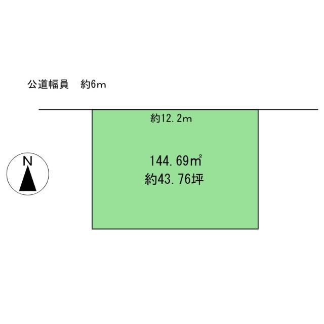 蘇原新栄町　土地 区画図