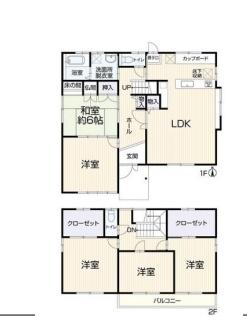 蘇原東栄町　戸建 間取り図画像